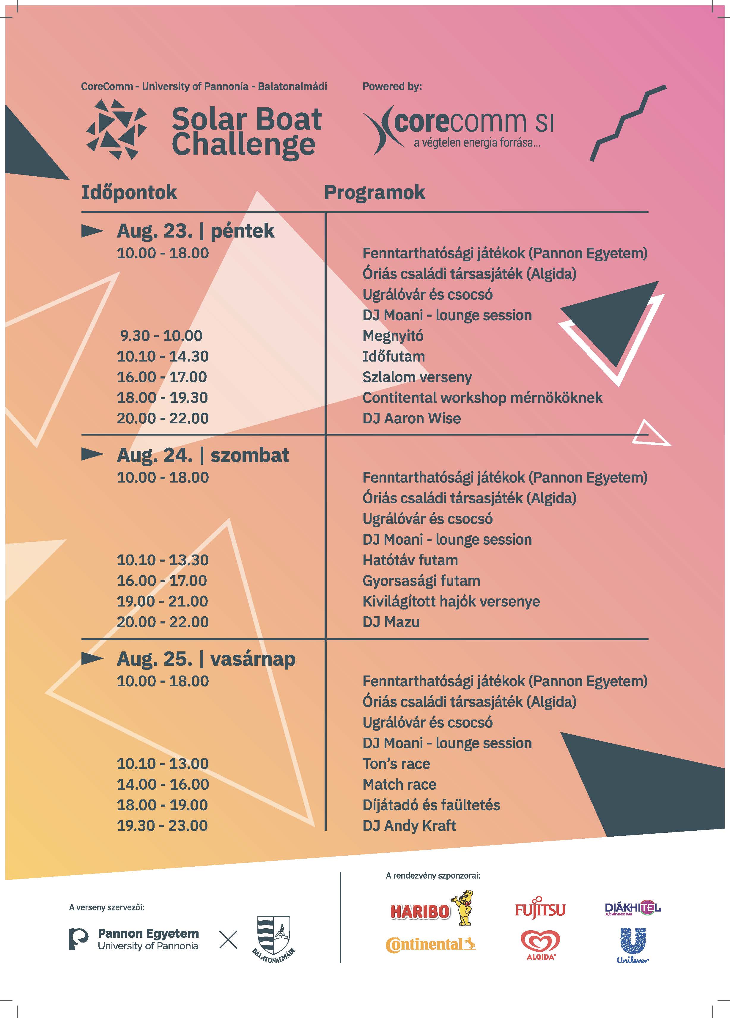 solar boat challenge pannon egyetem program