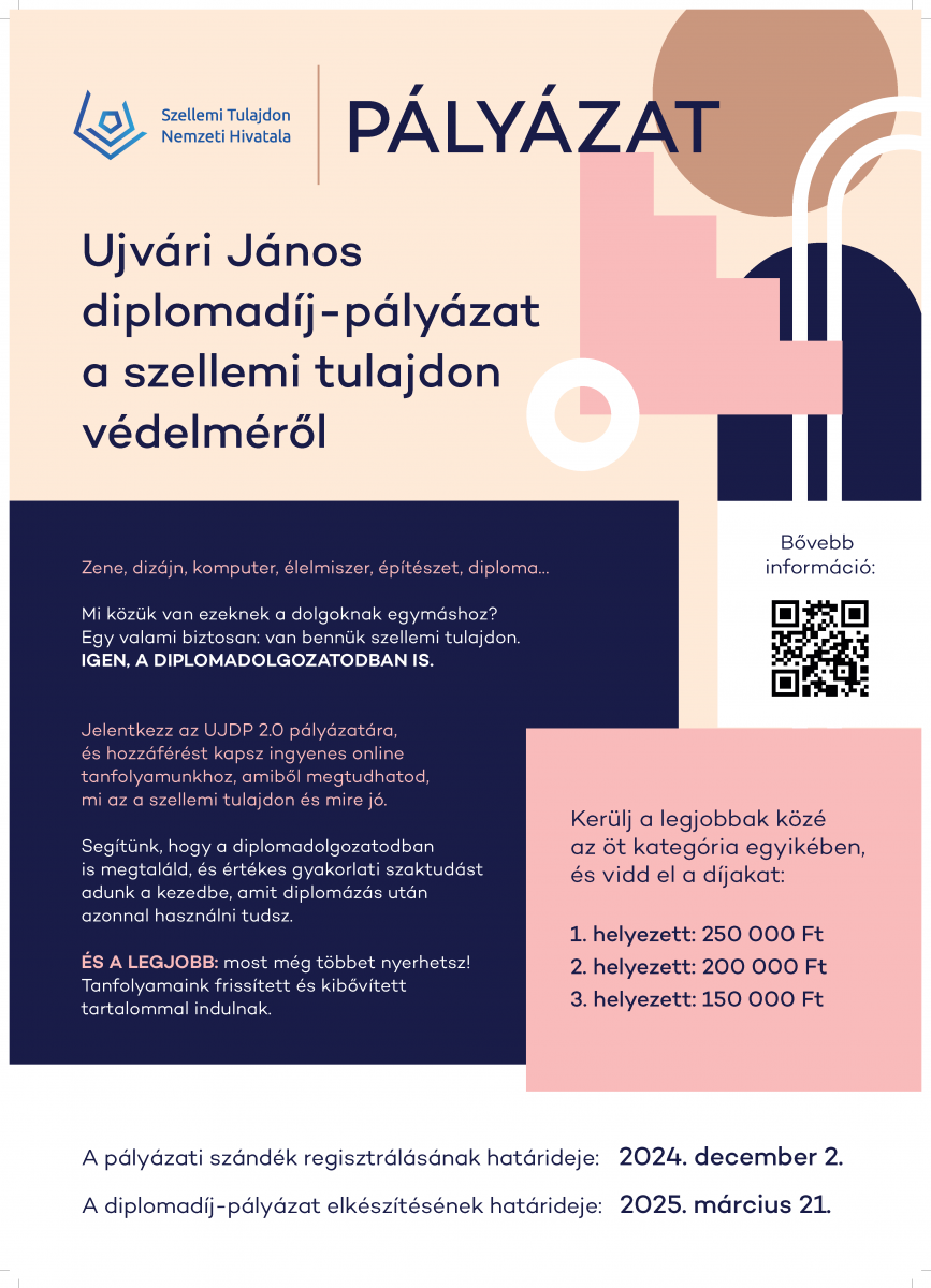 Ujvári János diplomadíj-pályázat felhívás 