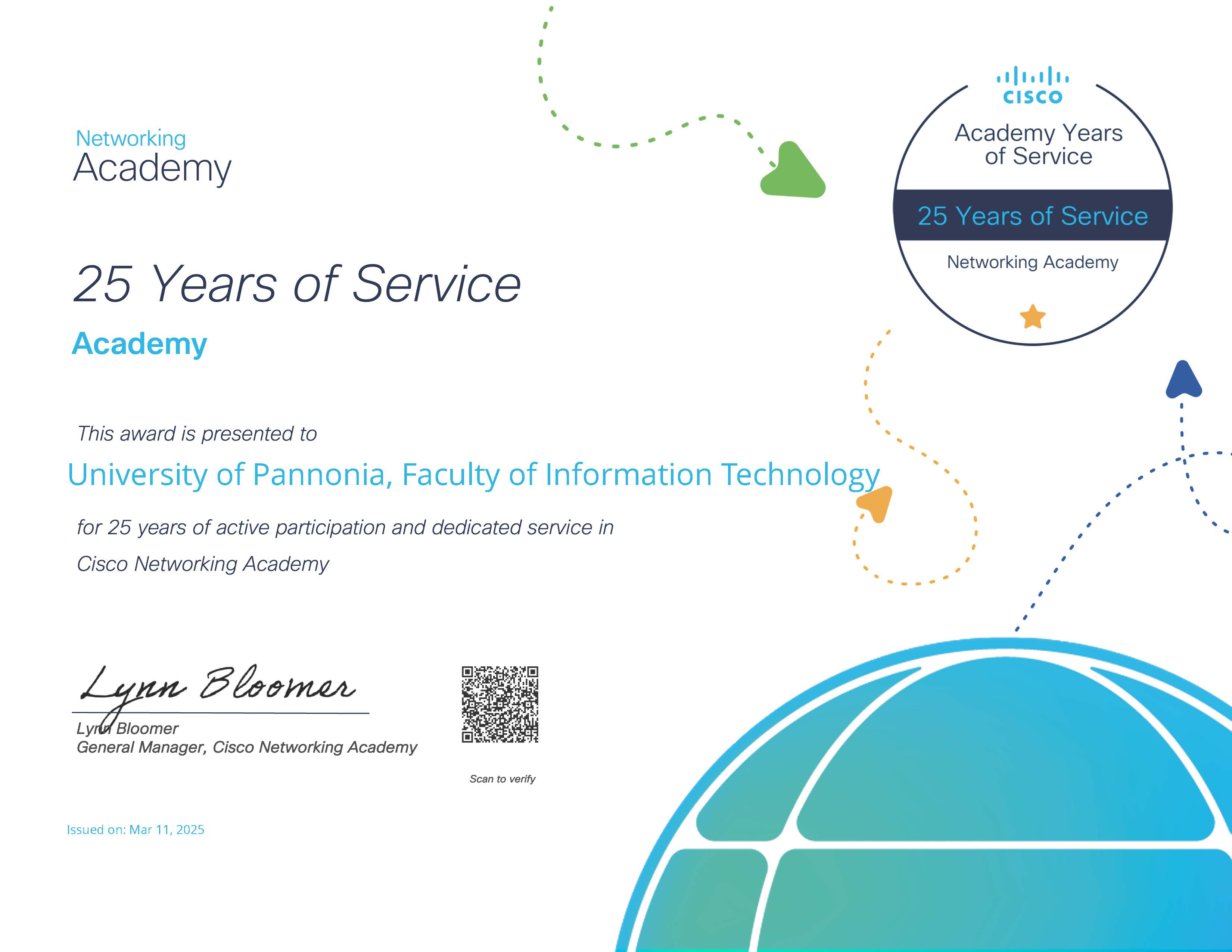 cisco 25 years of academy service