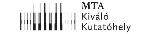Az "MTA Kiváló Kutatóhely" hivatalos logója