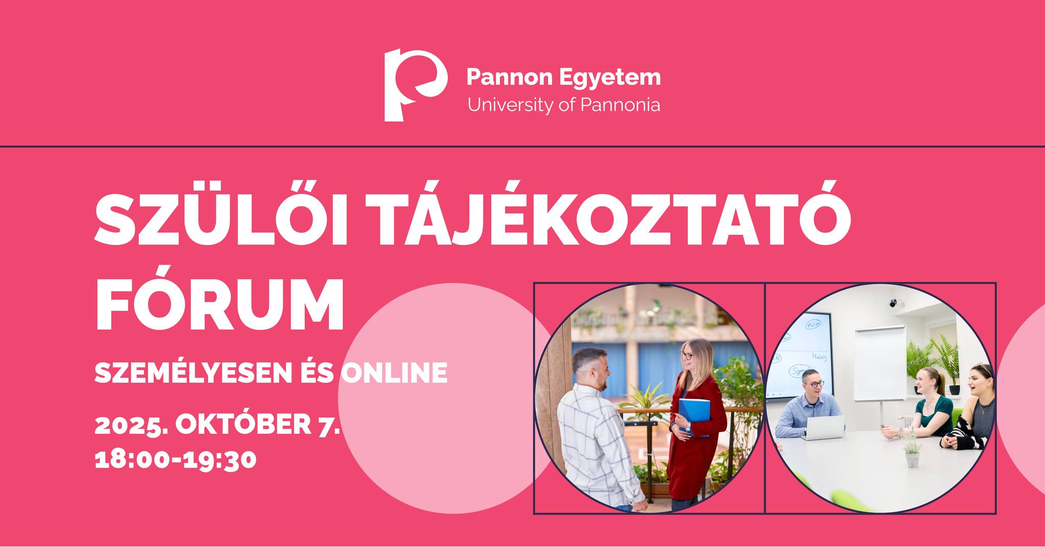 szülői tájékoztató fórum