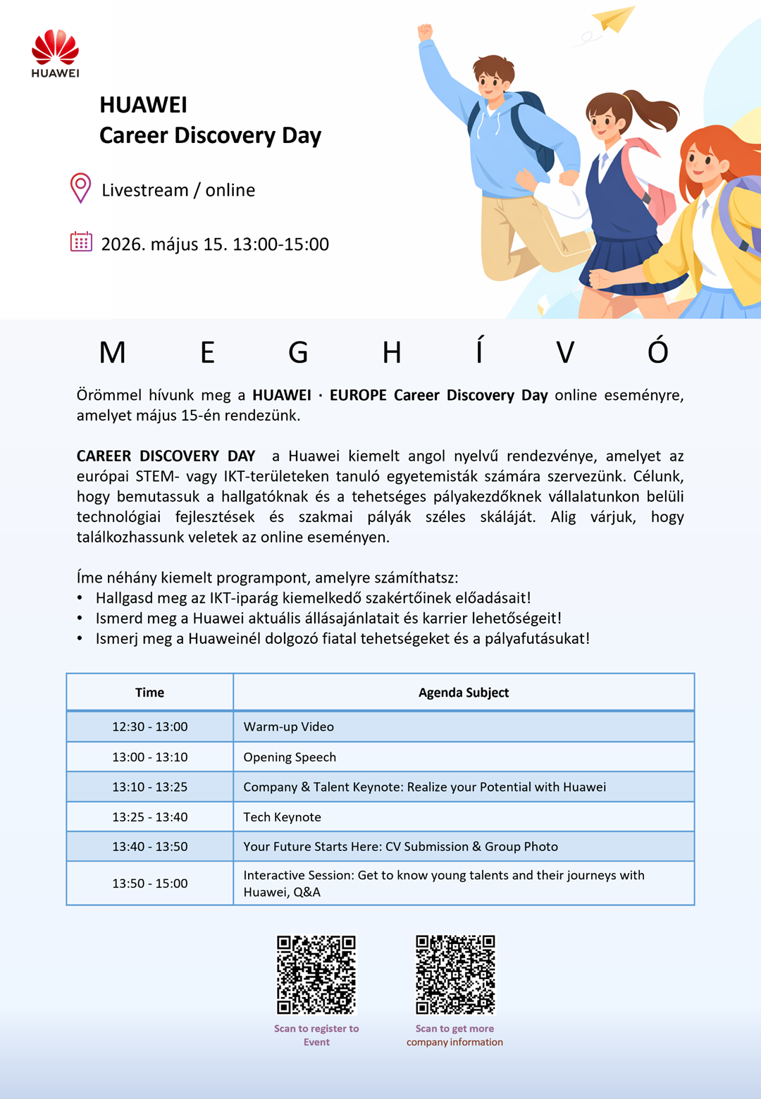 Huawei Europe Career Discovery Day 2026